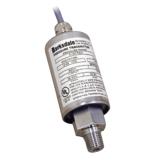 Barksdale Intrinsically Safe Transducer, Series 443, 445, 446